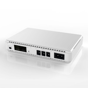 Надежный 21 Вт DC UPS, многоуровневый 5-24 В, 3-портовый портативный источник питания для маршрутизатора и домашней безопасности - Product Image 1