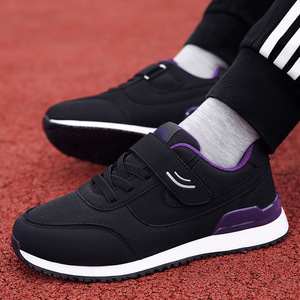 Chaussures de marche unisexes printemps-automne, semelle en caoutchouc souple, semelle intermédiaire en EVA, doublure en coton, légères et confortables pour les parents âgés - Product Image 1