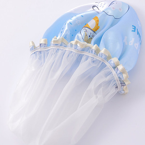 Zenidoo Gorro de Ducha de PVC de Doble Capa, Impermeable y Grueso, con Dibujos Animados para Niños, 14x13x3cm CN HEN - Product Image 2