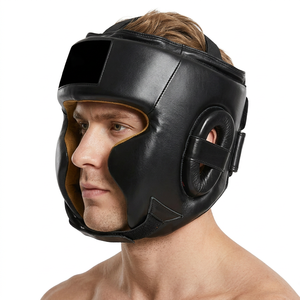 Protector de Cabeza de Cuero Personalizado para Boxeo, MMA, Taekwondo y Fitness, con Logotipo Personalizado OEM, Diseño Unisex Transpirable de Alta Calidad para Deportes Dobles 2026 - Product Image 2