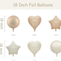 12 pièces/ensemble Lettres de ballons en feuille d'aluminium « Oh Baby » 16 pouces, ballons blanc crème pour la décoration de la fête prénatale, révélation du sexe