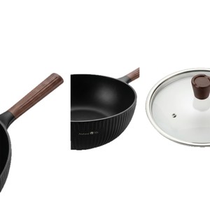 Non-Stick Frying Pan Aluminum Alloy Double Layer Bottom Easy Cleaning Household Cookware Gas Stove Universal Flat Base - Product Image 3