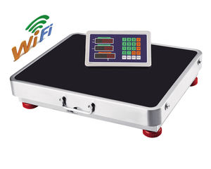 कार्बन स्टील प्लेटफॉर्म पैमाने के साथ पोर्टेबल क्षमता 300 किलोग्राम 600 किलोग्राम वायरलेस इलेक्ट्रॉनिक बेंच स्केल - Product Image 5