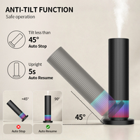 Diffuseur d'huiles essentielles électrique autonome, design moderne et silencieux, commande intelligente par application, éclairage LED, utilisation en hôtel, machine à parfum pour la maison