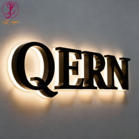 Enseigne lumineuse personnalisée pour salon de beauté, signalétique rétroéclairée LED, enseigne commerciale en métal sur mesure, logo 3D lumineux mural pour la décoration de magasin