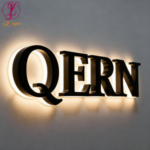 Beauty Salon Custom Led Backlit Signboard Illuminated Signage Custom Metal Business Sign <strong>Wall</strong> 3d Light <strong>logo</strong> for Shop Decoration - Product Image 2