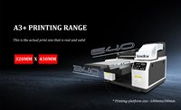 Imprimante UV A3, imprimantes à jet d'encre UV, machine d'impression de logos, verre, métal, acrylique, autocollant, cuir, tissu, imprimante à plat UV