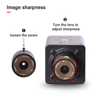 Kamera USB H65 720P CMOS 1MP Lensa CS Fokus Manual 6mm Kamera Mini UVC dengan SDK untuk Android/Linux/Raspberry Pi