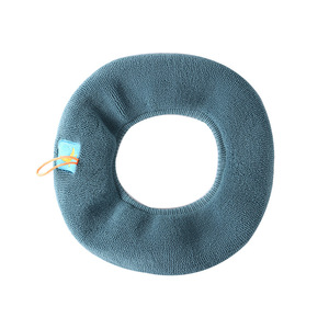 Funda para asiento de inodoro, de felpa, gruesa, impermeable, cobertura total, para uso doméstico, para las cuatro estaciones - Product Image 3