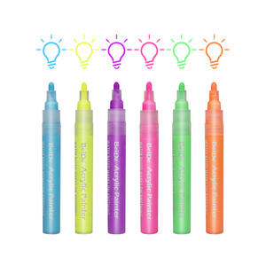 <b>Acrylic</b> Paint Marker Permanent Marker Highlighter Pen Set - Product Image 1