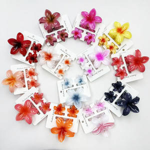 Ensemble de pinces à cheveux en gros, motif marbré, style doux et tendance, accessoires pour cheveux de vacances - Product Image 3