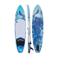 Planche de surf à pagaie gonflable unisexe de 11 pouces, nouveau modèle, dessus souple en PVC/EVA, fabriquée en Chine, planche de surf SUP pour la vague