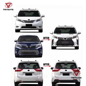 Kits de carrosserie directement modifiés TEYOUTE : Pare-chocs, capot et calandre pour <span class=keywords><strong>Toyota</strong></span> <span class=keywords><strong>Sienna</strong></span> 2011-2020 – Version améliorée - Product Image 6