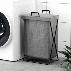 Hua Cheng Modern Bathroom Laundry Basket Non-Woven Fabric Durable Folding Storage Basket - Product Image 1