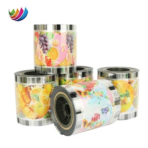 Tùy Chỉnh In Ấn Mô Hình Trái Cây Nhựa Niêm Phong Phim 90Mm 95Mm Giấy/Pet/<span class=keywords><strong>PP</strong></span> Cup Trà Bong Bóng Niêm Phong Phim Cho Boba Cup - Product Image 2