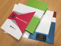 Prix de gros Classeur en carton imprimé personnalisé Classeur A5 A4 Livre de documents Rapport Classeur papier Présentoir
