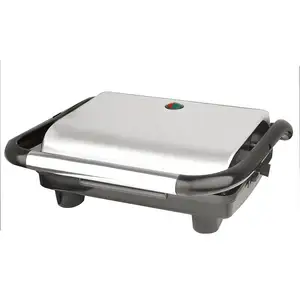 Panggangan BBQ/Wajan Listrik Profesional Anti Lengket/Pelat Sandwich Tekan Panini Panggang Sandwich 188*290 Mm 29.4*24.2CM Rumah Tangga