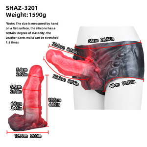 Serie Fantasy SHAZ-3201 pene maschile biancheria intima indossabile efficace ingrandimento e sensazione potenziata materiale in Silicone giocattolo del sesso - Product Image 6
