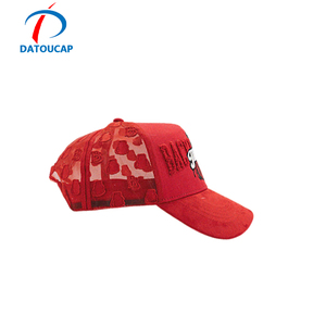 Bán Buôn Chất Lượng Cao 5 Bảng Điều Chỉnh Mũ Lưới Trở Lại Cong Brim Thoáng Khí Trucker Hat Với Đầy Đủ Lưới Thêu Logo - Product Image 5