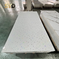Panneau mural en PVC de style luxueux, feuille de marbre UV, imperméable, ignifuge, texture mate brillante, pour l'intérieur, usage domestique