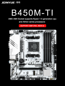 La placa base JGINYUE AM4 B450 es compatible con Ryzen R3 R5 R7 1/2/3/4/5th CPU Procesadores <span class=keywords><strong>DDR4</strong></span> Memoria de doble canal <span class=keywords><strong>RAM</strong></span> de 2/1/2/3/4/5/2. 2. 2. 2. 2. Memoria <span class=keywords><strong>RAM</strong></span> de 2. 2. 2. Memoria <span class=keywords><strong>RAM</strong></span> de 2. - Product Image 3