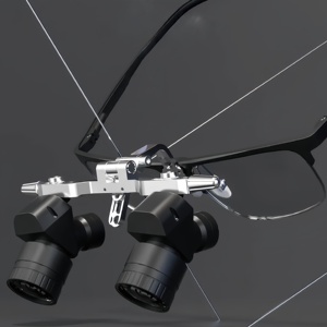 Ống Kính lúp hai mắt 48 ° để kiểm tra răng miệng với kính lúp nha khoa có thể điều chỉnh khoảng cách thiết bị nha khoa chuyên nghiệp - Product Image 1