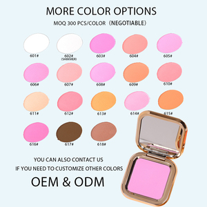 Long Lasting Powder <strong>Blush</strong> Private Label Velvet Finish Blusher Natural Cheek Color Cosmetic Wholesale Clean Girl <strong>Aesthetic</strong> <strong>Blush</strong> - Product Image 2