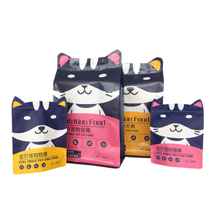 Imballaggio 1kg 2kg 4kg 20kg lettiera per gatti <span class=keywords><strong>cibo</strong></span> <span class=keywords><strong>cibo</strong></span> per animali domestici sacchetto <span class=keywords><strong>cibo</strong></span> per cani PP imballaggio sacchetto chiusura a cerniera sacchetti - Product Image 1