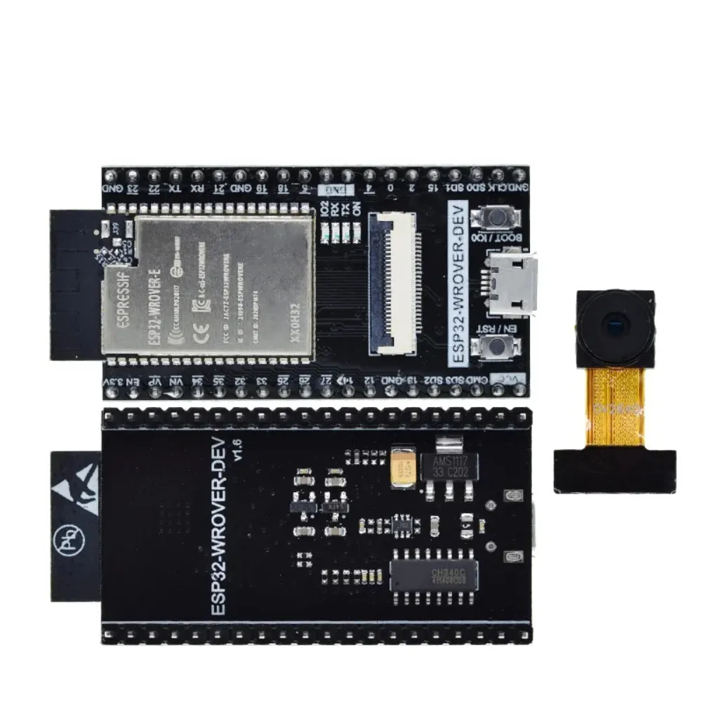 ESP32 CAM Camera Module ESP32-WROVER Board with Camera Wi-Fi Bluetooth Module for IDE C Python Code OV2640