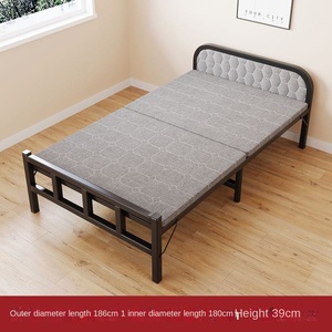 <span class=keywords><strong>Lit</strong></span> souple moderne de 1,2 m à <span class=keywords><strong>hauteur</strong></span> réglable pour adultes, pliable, pour usage domestique, dortoir, location, salon - Product Image 6