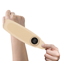Masseur de poignet et de main EMS électrique, 15 niveaux d'intensité, 8 modes, chauffage à 3 niveaux, charge magnétique, pour soulager l'arthrite, idéal pour le bureau