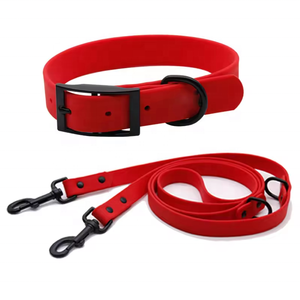 MMG Conjunto de Collar y Correa de Lujo para Mascotas Impermeable Suave Recubierto de PVC Nylon Arnés y Correa para Perros de Entrenamiento Al por Mayor - Product Image 5