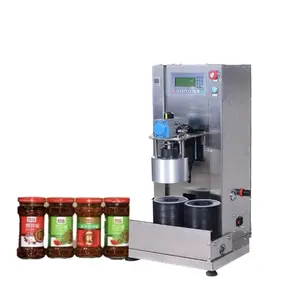 Hot sale canned fruit twist off vacuum capping machine capper for glass jar/bottle For Closing And Making Vacuum