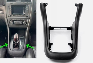 Per <span class=keywords><strong>Volkswagen</strong></span> VW Golf MK6 Console centrale pomello cambio cambio FrameTrim 5 k0863680 2008 2009 2010 2011 2012 2013 - Product Image 2