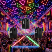 Système de levage de lumière cinétique triangulaire DMX512 avec treuil motorisé pour éclairage de scène pour discothèque DJ