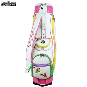 OEM Manufacture Lightweight Fashion Ladies Golf Staff Bag Branded Durable Waterproof Golf Bag