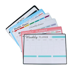 Calendario planificador semanal mensual personalizado al por mayor, tablero de mensajes, pizarra blanca magnética para refrigerador hecha de material PET - Product Image 3
