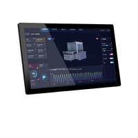 Panel PC Industrial Sin Ventilador de 21.5 Pulgadas, Pantalla Táctil Capacitiva Frontal IP65, Computadora Todo en Uno I3/i5/i7, Montaje en Pared, Panel Táctil