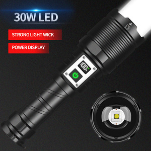 Yunmai Rechargeable <b>Flashlight</b> XHP70 LED Digital Display Zoomable Long Range Tactical <b>Torch</b> - Product Image 3
