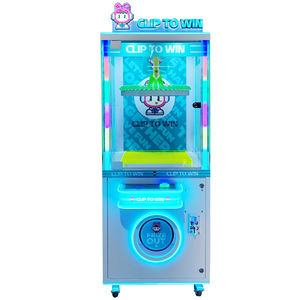 Machine à griffes métallique personnalisée Clip to Win, distributeur <span class=keywords><strong>de</strong></span> prix <span class=keywords><strong>de</strong></span> boutique, attrape-poupées avec accepteur <span class=keywords><strong>de</strong></span> billets - Product Image 2