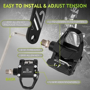 OEM/ODM BUCKLOS Bicycle Self-locking <strong>Clipless</strong> <strong>Pedal</strong> Anti-Slip Road Bike <strong>Pedal</strong> Professional <strong>Cycling</strong> Lock <strong>Pedals</strong> - Product Image 3