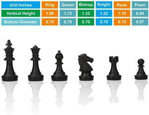 Venta al por mayor de lujo de alta calidad magnético viajes juego de ajedrez de madera plegable con tablero de ajedrez negro chessgames - Product Image 4