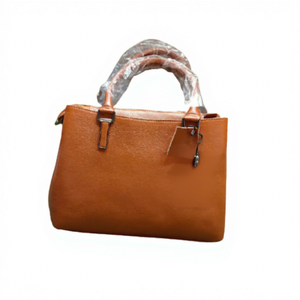 Pochette en cuir véritable pour femme avec fermeture éclair, écologique, souple, durable, avec bandoulière amovible, sacs à main imperméables - Product Image 3