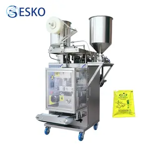 ESKO 충전 및 측면 씰링 기계 제조업체 케첩 로션 샴푸 향 주머니 포장기 판매