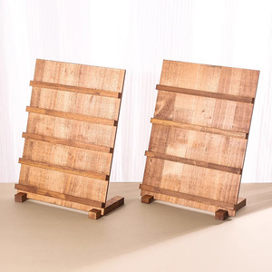 Solid Wood <b>Display</b> Rack Multi Layer Jewelry Stand Rustic Home Decor Shandong Made Durable - Product Image 4
