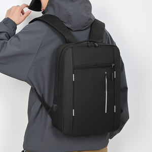 批发 15.6 英寸笔记本电脑背包商务时尚防盗牛津布 20-36L 男女通用 USB 端口拉链防水书包 - Product Image 6