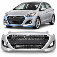 Pour Hyundai i30 Elantra GT 2013-2015 : Ensemble de pare-chocs avant, Cache de pare-chocs avant, Coque de pare-chocs, Panneau de carrosserie 86511-A6000 86511A6000