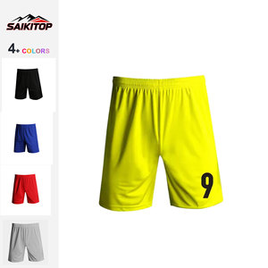 Pantaloncini Sportivi Traspiranti ad Asciugatura Rapida per Basket, Pallavolo e Calcio, <span class=keywords><strong>Shorts</strong></span> Estivi in Rete Tinta Unita per Fitness - Product Image 1
