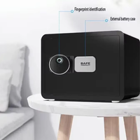 Mini Elektronischer Digitaler Wandtresor für Zuhause Versteckter Safe Robuste Geldkassette Geheimer Geldtresor mit Alarm Sicherheitsdepotbox