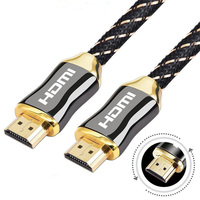 Câble HDMI 2.0 Xput Mâle-Mâle Plaqué Or Coaxial Tressé Haute Vitesse 1080P pour PS4, Home Cinéma, Moniteur, HDTV